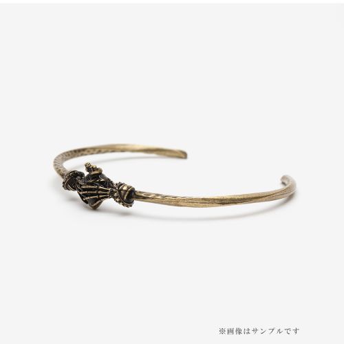 【人生つみこオリジナルバングル-HEART OF FAVE-（真鍮古美：ゴールド）】 画像 2
