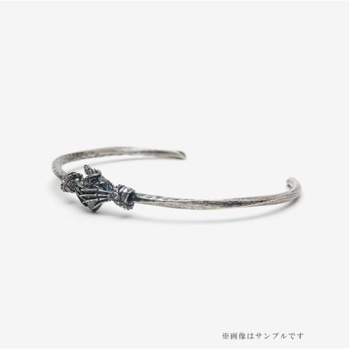 【人生つみこオリジナルバングル-HEART OF FAVE-（銀古美：シルバー）】 画像 2